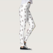 Leggings Croquis floraux et chibi malade d'amour avec (Droite)