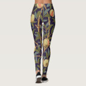 Leggings Cru d'oiseau et de grenade de William Morris (Dos)