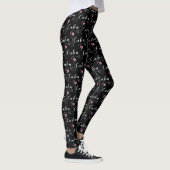 Leggings Cuba Drapeau Coeur, Design cubain (Droite)