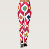 Leggings Cubes 3D rose (Dos)