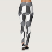 Leggings Cubes architecturaux modernes, simples et urbains (Dos)