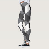 Leggings Cubes architecturaux modernes, simples et urbains (Gauche)