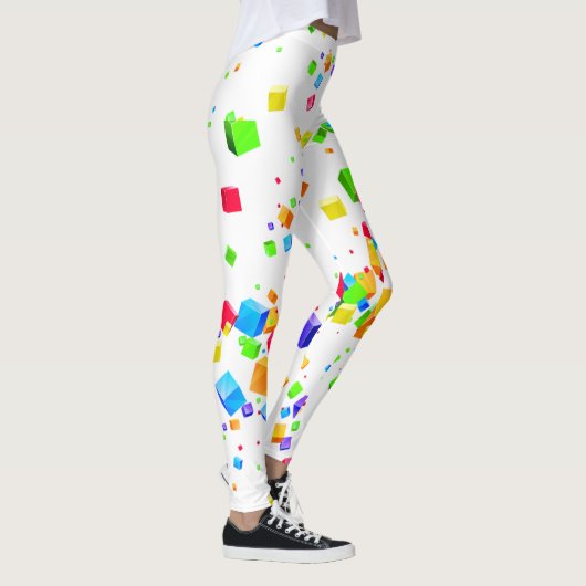Leggings Cubes colorés 1 (Droite)