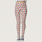 Leggings Cubes rétro (Devant)