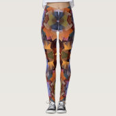 Leggings Cubisme coloré Imprimer (Devant)