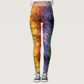 Leggings Cuir arc-en-ciel (Devant)