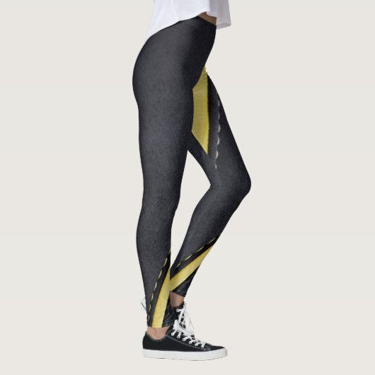 Leggings Cuir et daim (Droite)