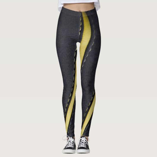 Leggings Cuir et daim (Devant)