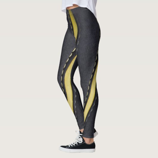Leggings Cuir et daim (Gauche)