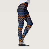 Leggings Cuir Moderne Chevron Coloré #28 (Droite)