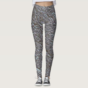 LEGGINGS CUIR NOIR