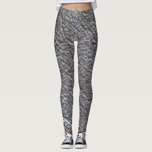 LEGGINGS CUIR NOIR (Devant)