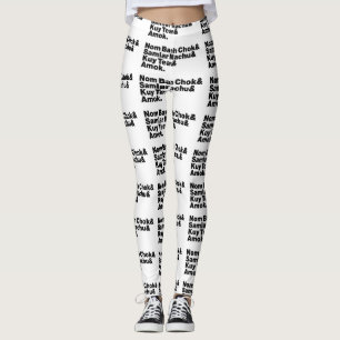 Leggings Cuisine de rue Cambodgienne / Khmer