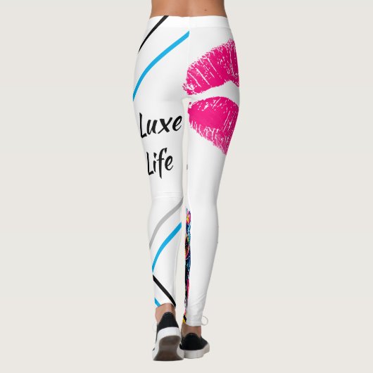 Leggings Culture Divine Grosse Chatte Baisers Belle Graphis (Dos)