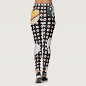 Leggings Culture japonaise Emojis (Dos)
