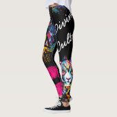 Leggings Cultures divines Gros Chat Leging graphique (Gauche)