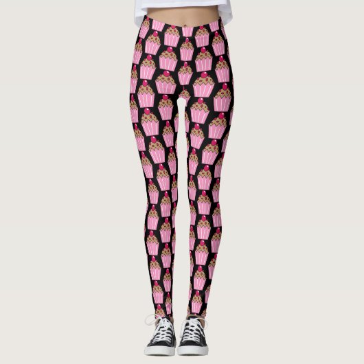 Leggings CUPCAGE Top Cranberry (Devant)