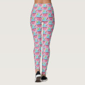 Leggings CUPCAKE Blue Hawaii (Dos)