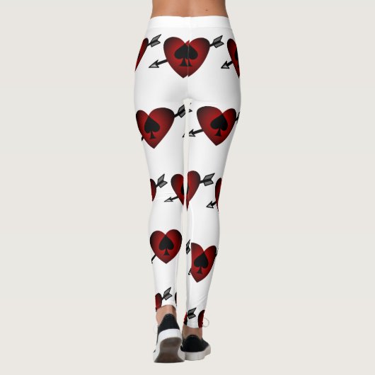 Leggings Cupidon Coeur Noir Spade Thunder_Cove (Dos)