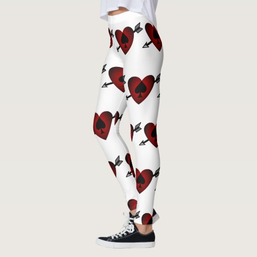 Leggings Cupidon Coeur Noir Spade Thunder_Cove (Gauche)