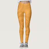Leggings Curiosités Sur Oeuvre Orange (Devant)
