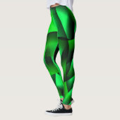 Leggings Curling vert citron vert et noir, avec ombre ? (Gauche)