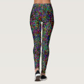 Leggings Curly Q multicolore (Dos)