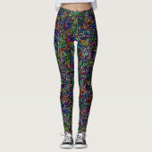 Leggings Curly Q multicolore (Devant)