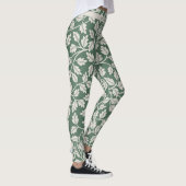 Leggings Custom Emerald Green Flower before wedding (Droite)