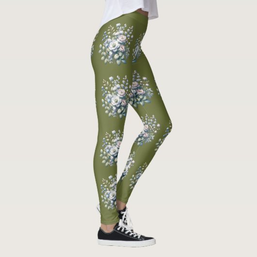 Leggings Custom flower design  (Droite)