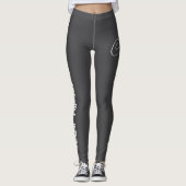 Leggings Custom Print Jiu Jitsu Crew Grey Spats (Devant)