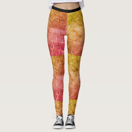 Leggings Customisés multicolores (Devant)