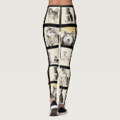 Leggings Customisez vos 7 animaux de compagnie Modèle photo (Dos)