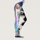 Leggings Customisez votre propre chat chevauchant un licorn (Droite)