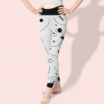 Leggings Cute Abstrait Motif noir et blanc<br><div class="desc">Cute Abstraite Leggings Motifs noirs et blancs. Ces élégantes leggings festifs présentent une belle impression Abstraite de Motif noir et blanc. Pour toute personnalisation,  n'hésitez pas à me contacter à mypaperlove2021@gmail.com</div>