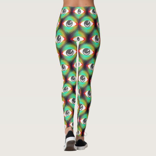 Leggings Cute All-Visualiser Alien Oeil Thunder_Cove (Dos)