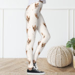 Leggings Cute Amusant Pastel Hen Poulet De Poulet<br><div class="desc">Les pattes ornent le motif de poulet.</div>