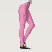 Leggings Cute Ascii lapin tenant martini Thunder_Cove (Droite)
