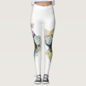 Leggings Cute Bee And Rainbow Wash (Devant)