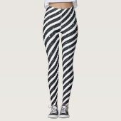 Leggings Cute Black White Candy Parties scintillant Motif (Devant)