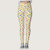Leggings Cute Bunnies Pattern (Devant)
