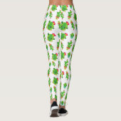 Leggings Cute Cactus, Green Cactus, Motif Cactus (Dos)