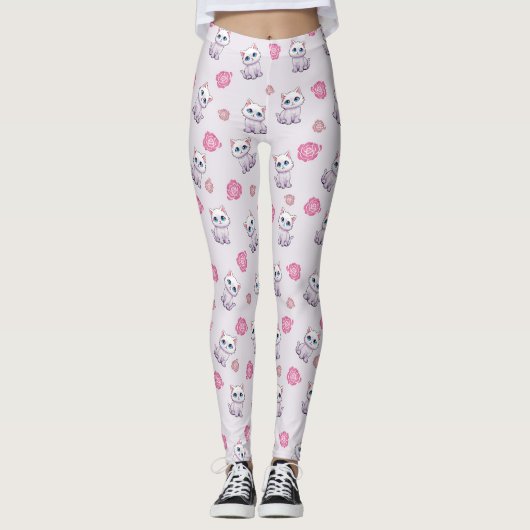 Leggings Cute chat (Devant)