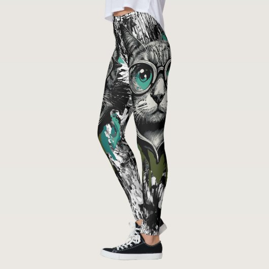 Leggings Cute Chat - Légendes de chat (Gauche)