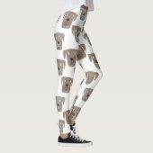 Leggings Cute Chocolat Labrador Retriever Chien Motif (Droite)