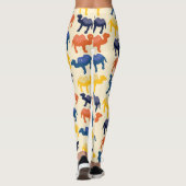 Leggings Cute Colorful Cartoon Camels (Dos)