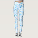 Leggings Cute Confetti Pois Motif en bleu<br><div class="desc">Sortez dans le style avec ces légendes de pois bleues joueuses, avec un motif de pois amusant sur un arrière - plan blanc immaculé; parfait pour les séances d'entraînement, la détente, ou l'usure décontractée de tous les jours, ces leggings confortables et attrayants ajoutent une touche de personnalité à toute tenue....</div>