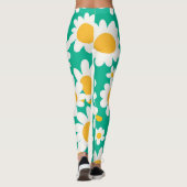 Leggings Cute Daisy Flower Botanique motif école girly (Dos)