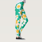 Leggings Cute Daisy Flower Botanique motif école girly (Droite)