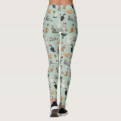 Leggings Cute Dapper Kitties Motif de chat (Dos)